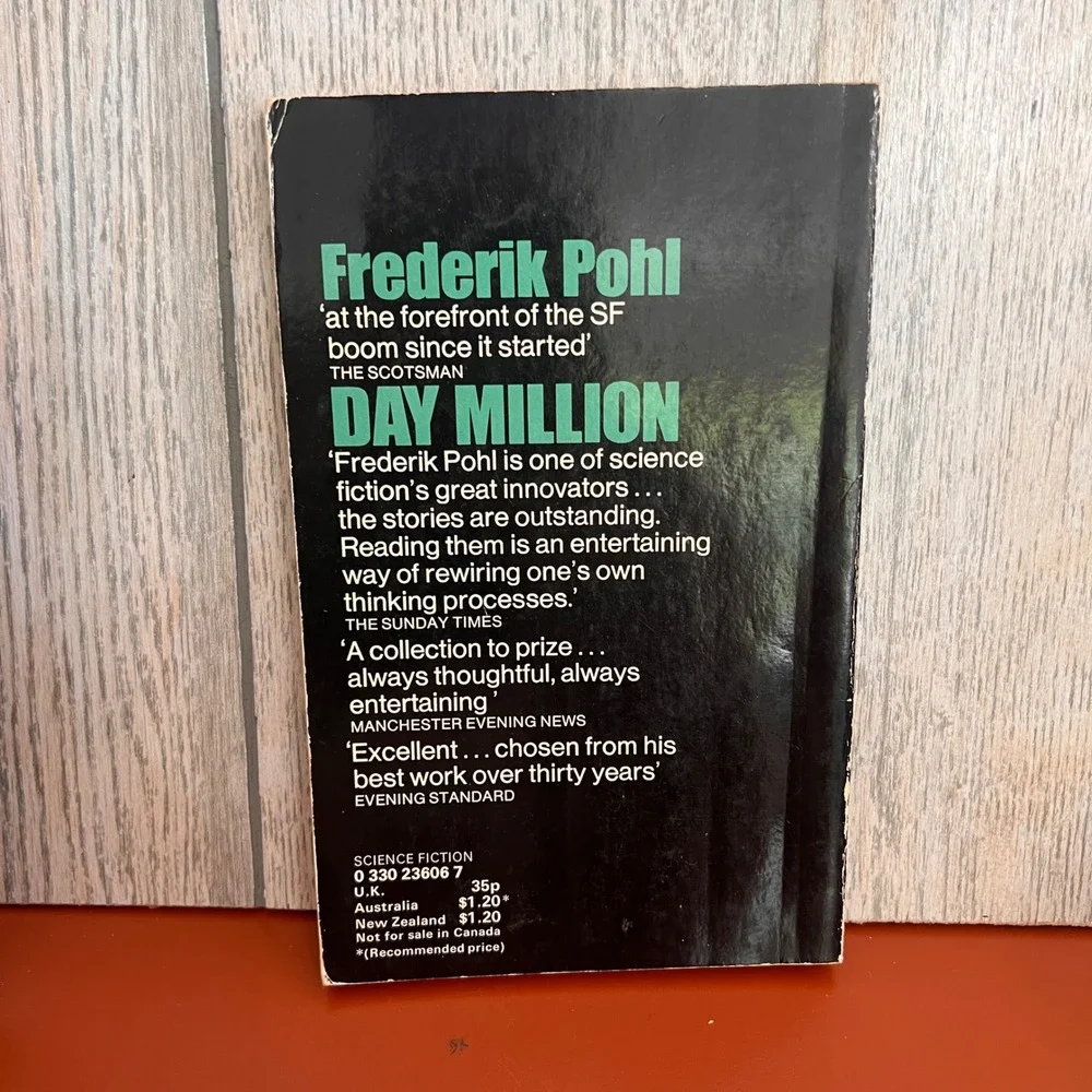 Day Million Frederik Pohl Pan Science Fiction Vintage Paperback 1973 UK Edition‎